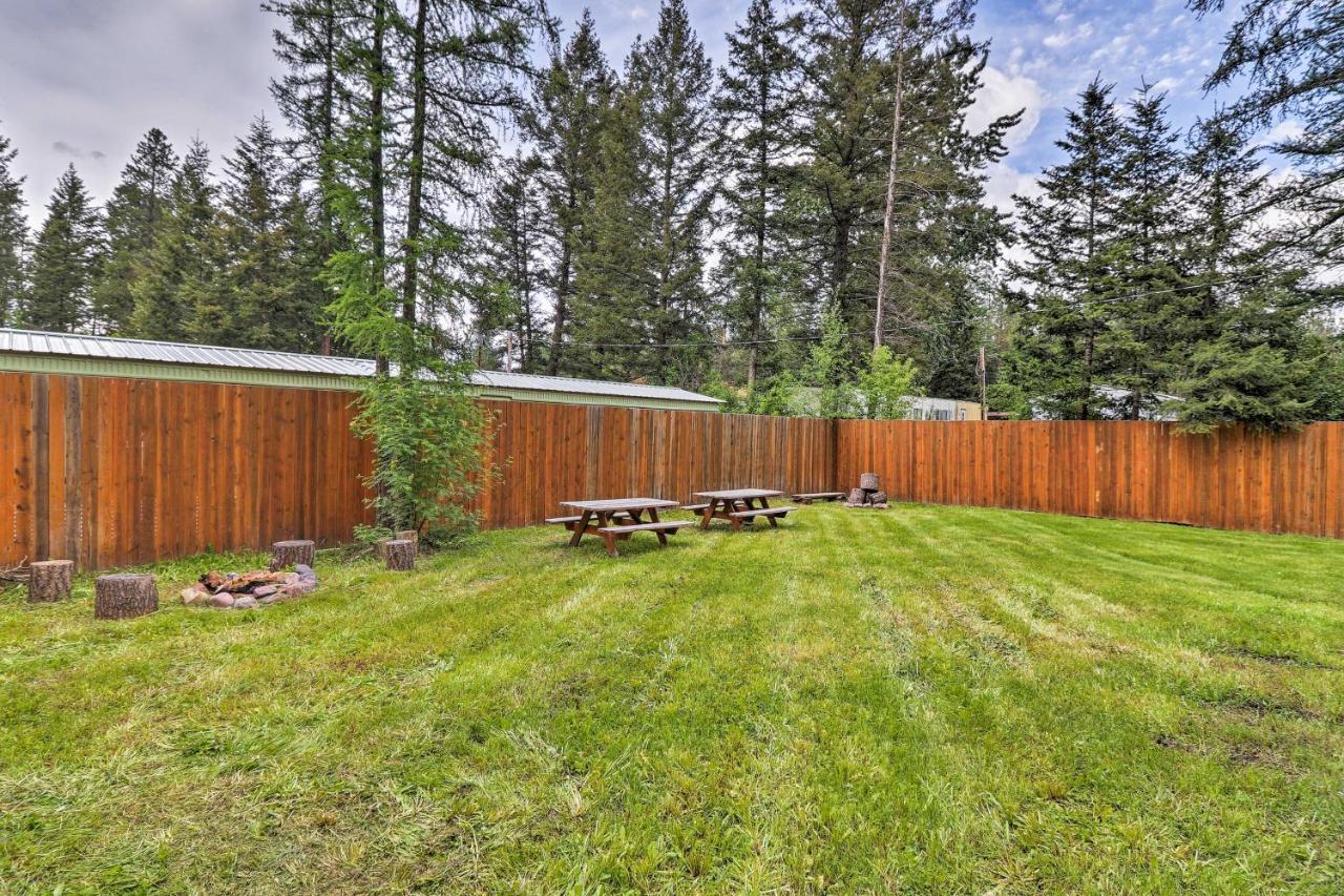 Hungry Horse Cabin Deck, Fire Pit, Near Glacier! Exterior foto